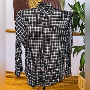 Polo Ralph Lauren Black and White Checkered Shirt